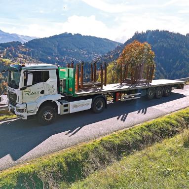 Transports Ract - semi remorque directionnelle
