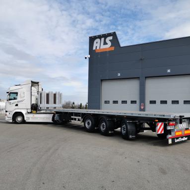 Transports Ract - semi remorque directionnelle