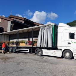 Transports Ract - Semi Tautliner Bachée