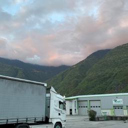 Transports Ract - Semi Tautliner Bachée