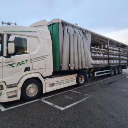 Transports Ract - Semi Tautliner Bachée