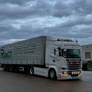 Transports Ract - Semi Tautliner Bachée