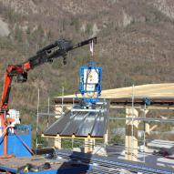 Palonnier à ventouse pour plaques toitures, façades, ... - Transports Ract